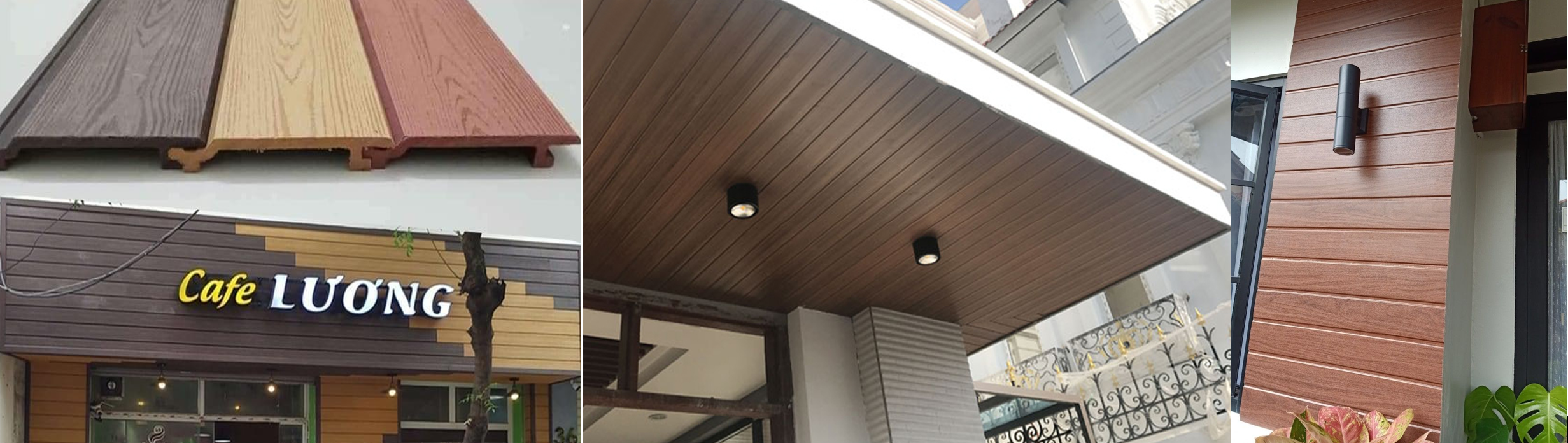 TẤM ỐP GỖ NHỰA NGOÀI TRỜI